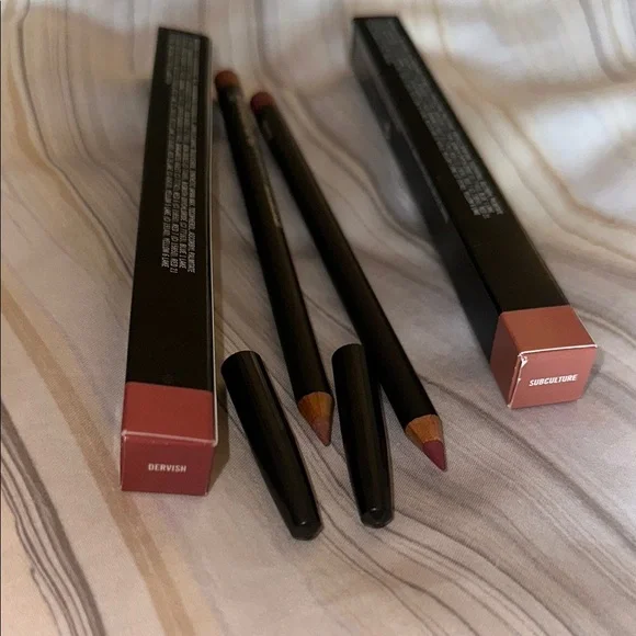 Bundle of 2 MAC Cosmetics Lip Pencils - Dervish and Subculture NIB - Picture 2 of 5